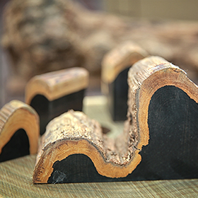 Ziguangtan wood cross-section �?genuine materials